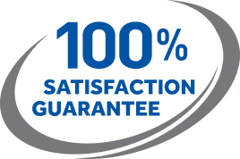 100% Satisfaction Guaranteed  