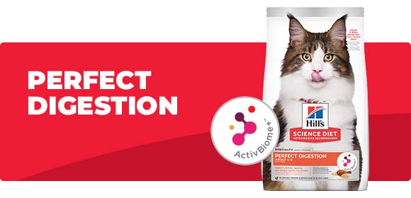 Bags of Science Diet Perfect Digestion dry dog and cat food